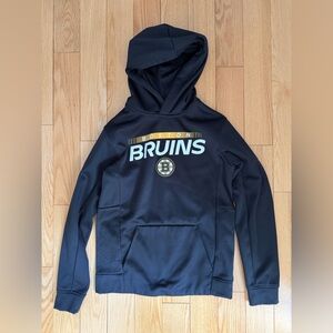 Fanatics Black Pullover Hoodie with NHL Authentic Pro Label